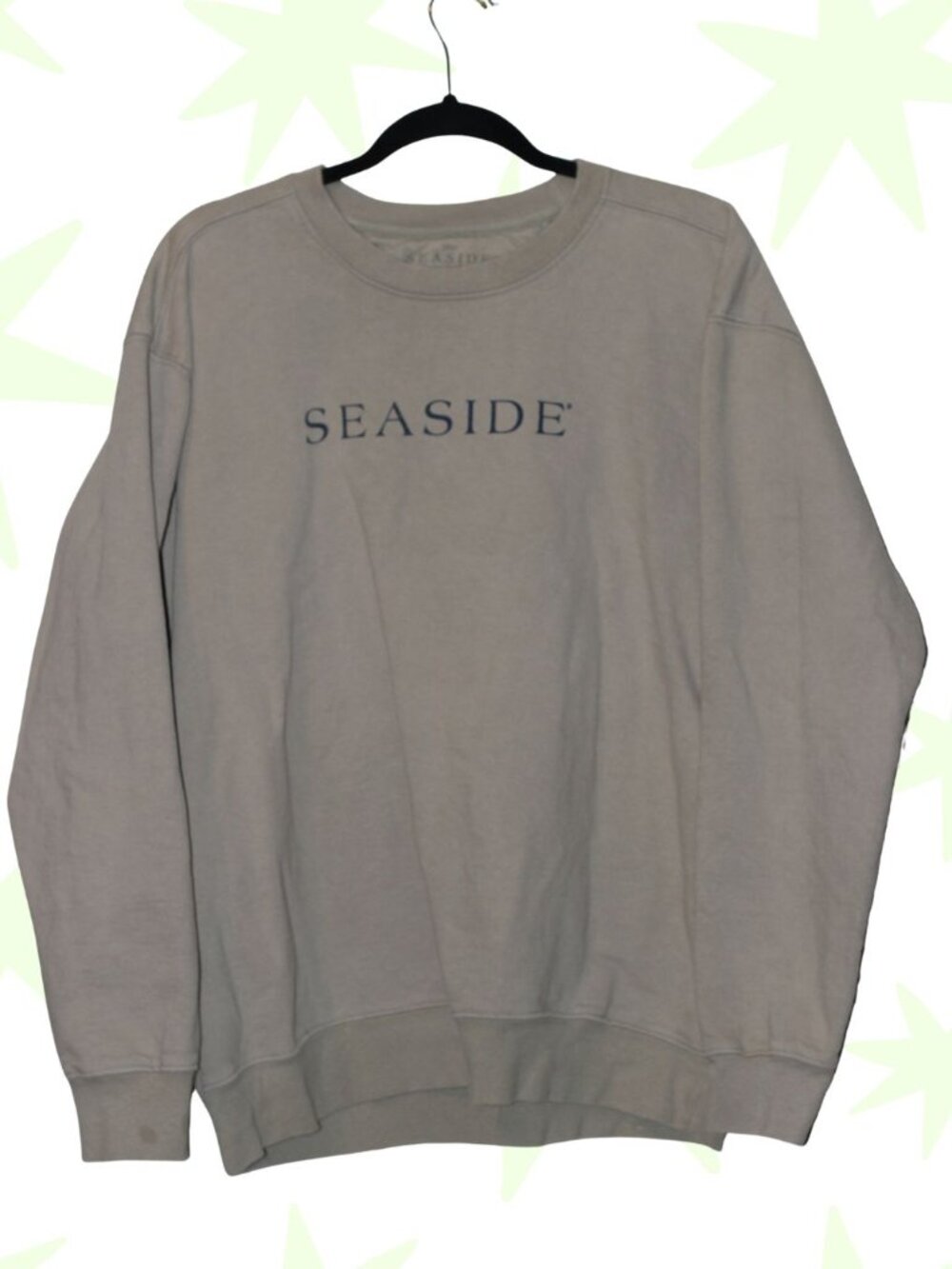 The Seaside Style cotton/poly sweatshirt L